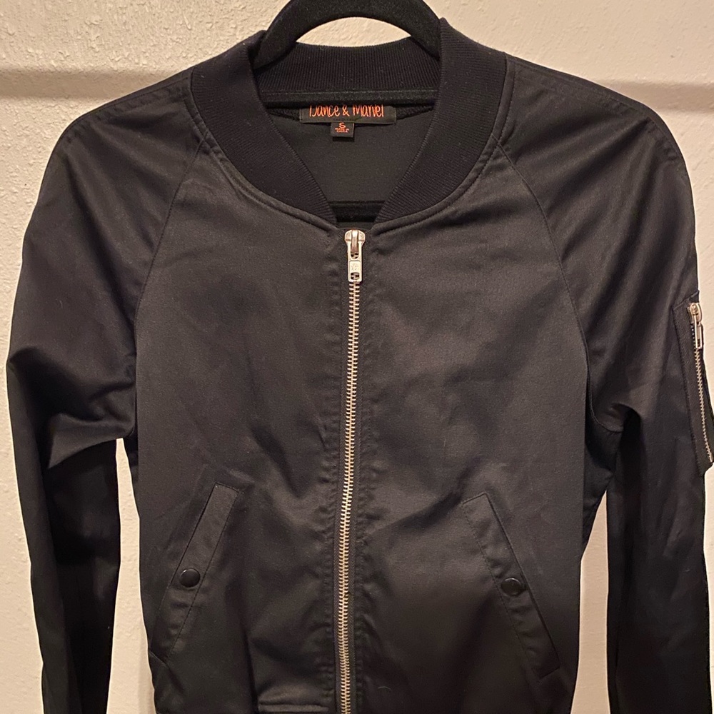 Dance&Marvel Black Bomber Jacket